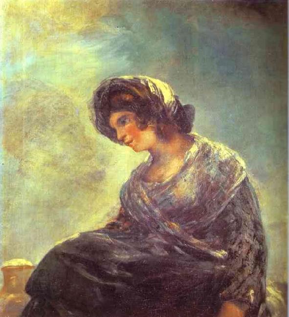 Francisco Jose de Goya The Milkmaid of Bordeaux. oil painting picture